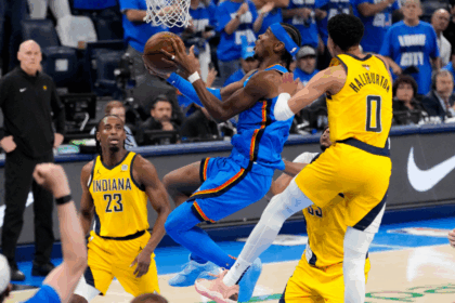 The Thunder Top Pacers will win the NBA Finals. Housev. What does NCAA settlement mean for university track and field?