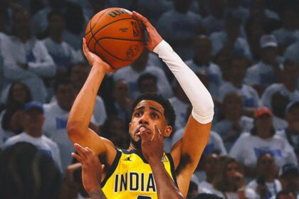 The Pacers' Tyrees Halliburton is located in the historic Clutchstreak. This is his best moment