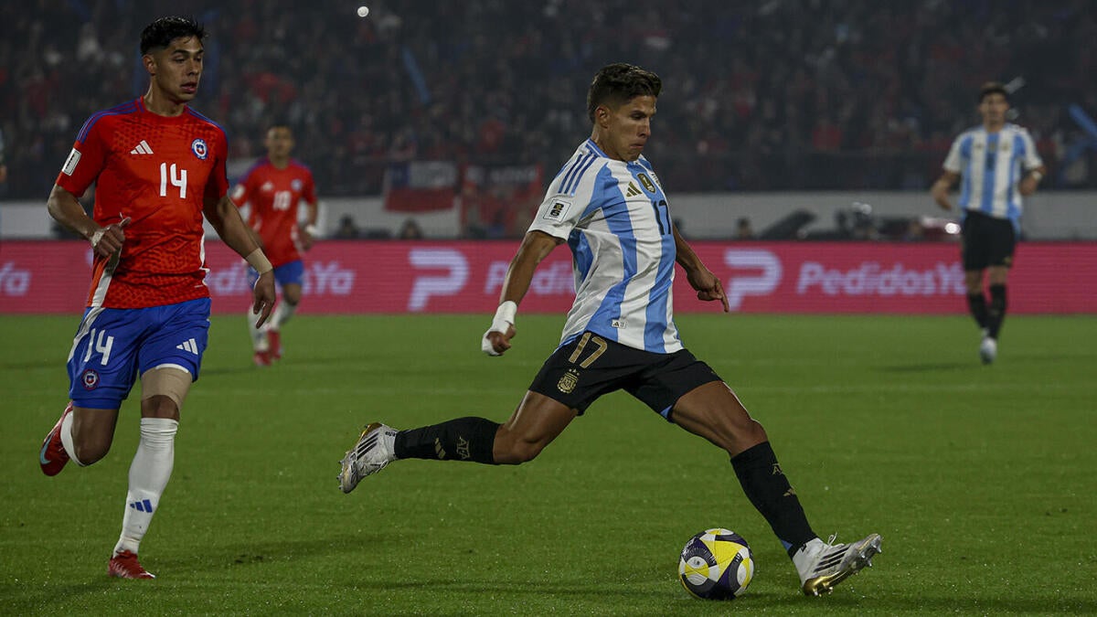 A youthful Argentine coast after passing Chile and past the Top Commerball World Cup Qualifying Table