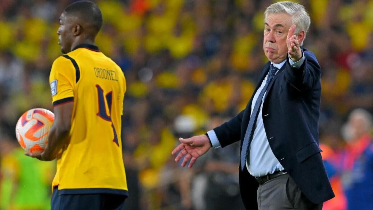 Carlo Ancelotti's Brazilian debut is only a side record of three total shots with an overwhelming draw in Ecuador