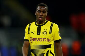 Jamie Gittens of Borussia Dortmund