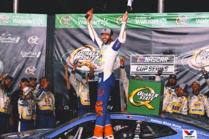 Chase Elliott stabbed after energizing the crowd with a wild Atlanta victory