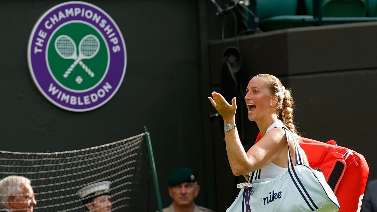 Two-time champion Petra Kvitova says goodbye to Wimbledon