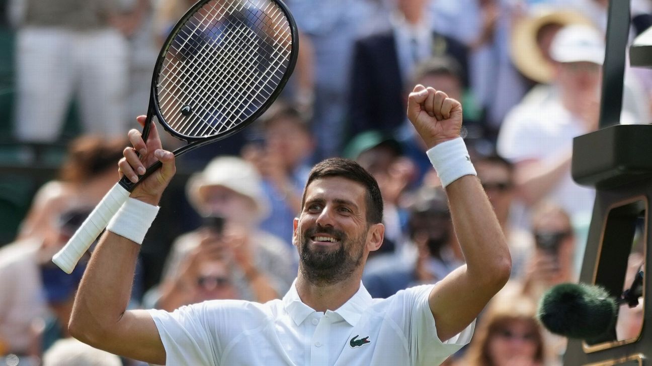 Djokovic reaches the third round with his 19th record Wimbledon