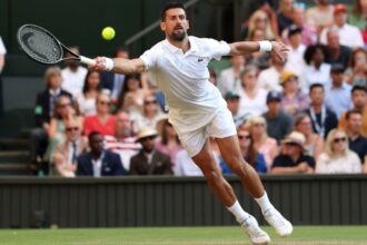 Novak Jjokovic reaches Mens-Record 14th Wimbledon semi-finals