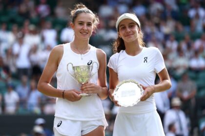 Slovakian Mia Pobankova wins the Wimbledon Junior Singles title