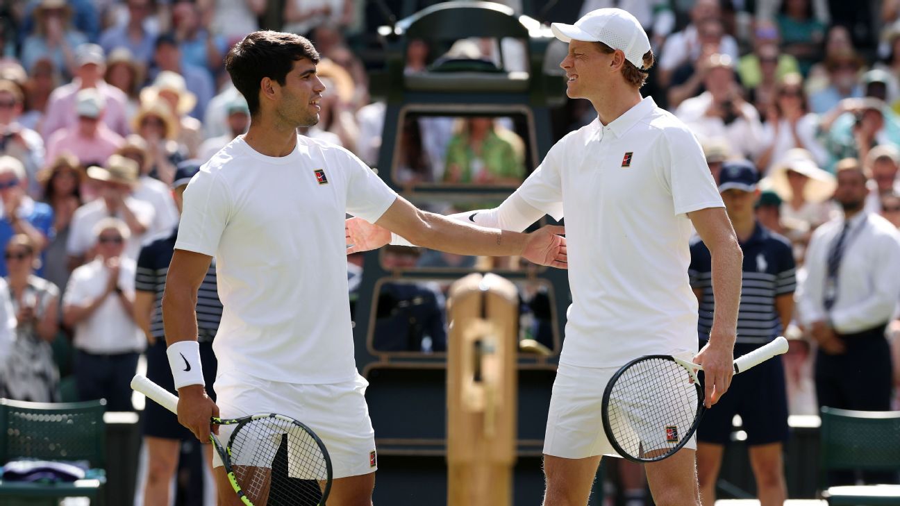 Sinner-Alcaraz Wimbledon Final will attract most viewers since 2019