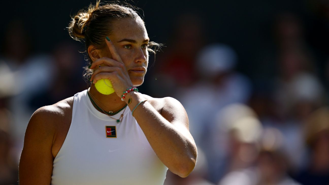 Be prepared for us for Aryna Sabalenka to pull out of Montreal and rest