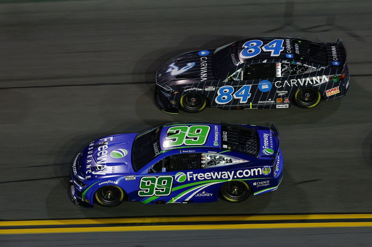 Jimmy Johnson praises Daniel Suarez, but says "There are no seats"