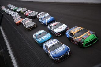 Kyle Larson defeated: "I want to kiss the brick at the Brick Yard 400."