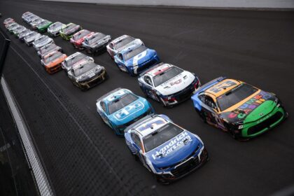 Kyle Larson defeated: "I want to kiss the brick at the Brick Yard 400."