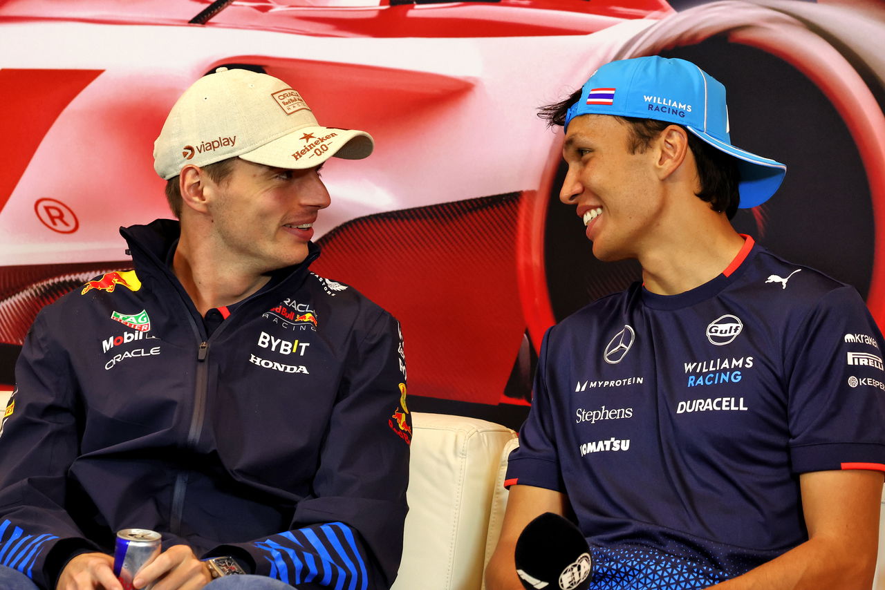 Alex Albon predicts Max Burstappen's teammate gap will shrink when he leaves Red Bull