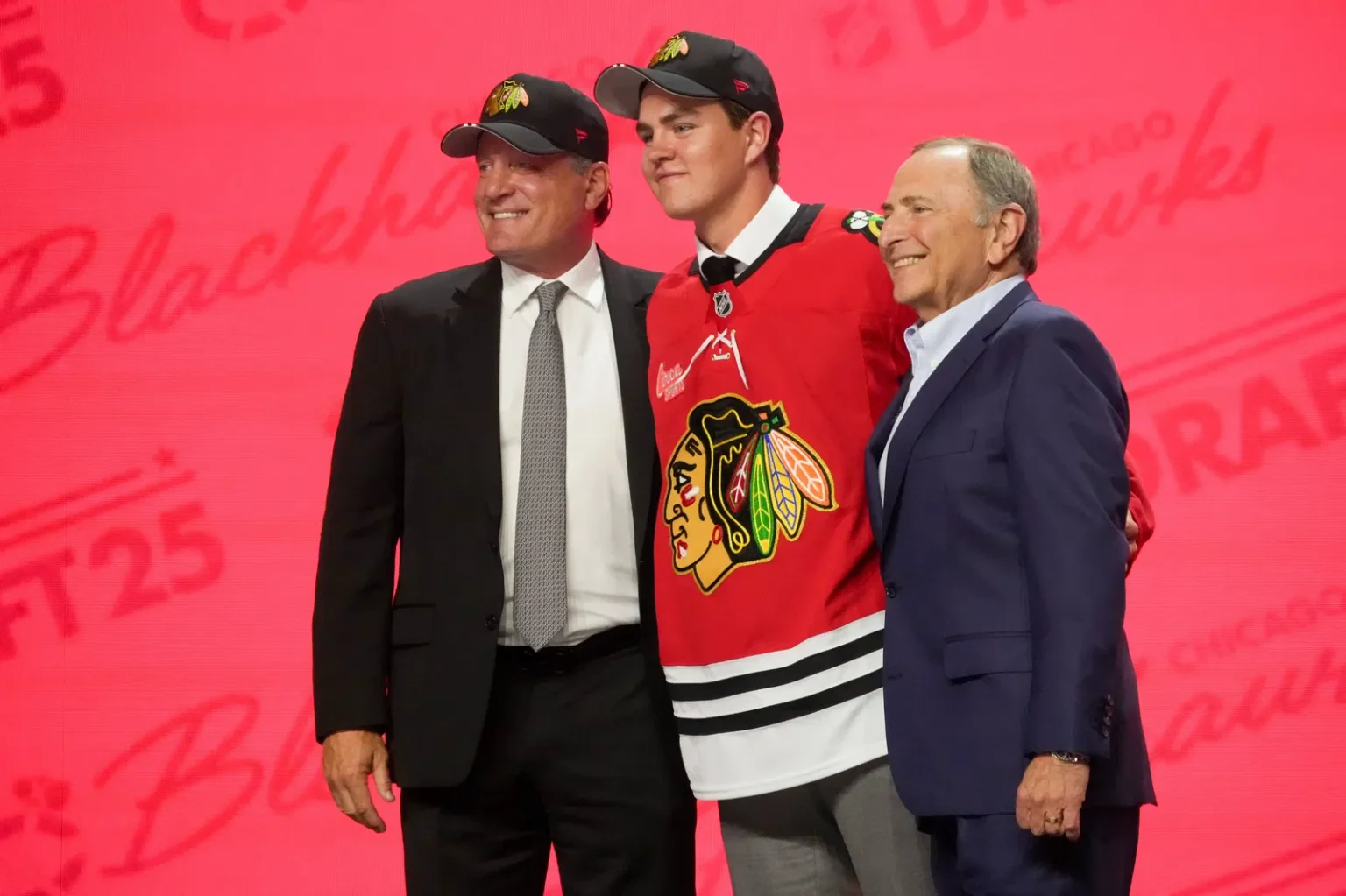 Anton Flandre fits the 2025-26 Chicago Blackhawks