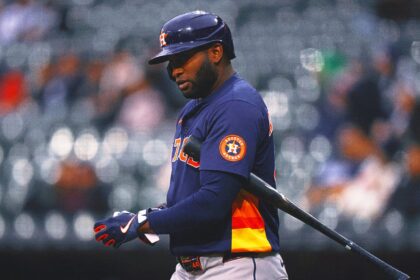 Astros slugger Jordan Alvarez is set to recover from his broken hand