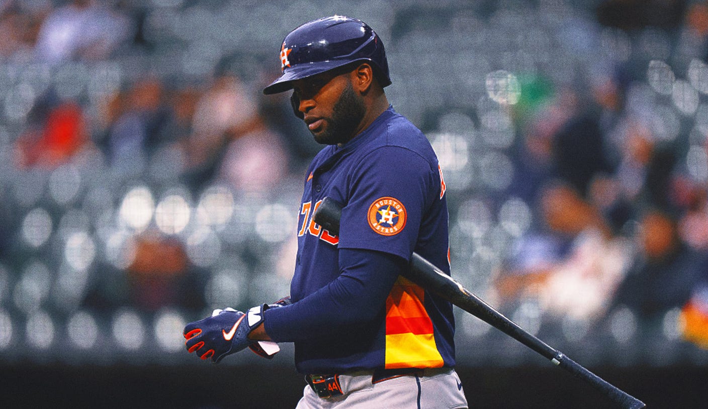 Astros slugger Jordan Alvarez is set to recover from his broken hand
