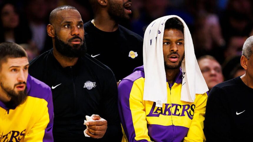 Lakers' Bronnie James could leave Los Angeles this offseason in response to LeBron James' speculation