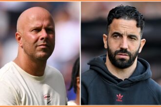 Arne Slot and Ruben Amorim