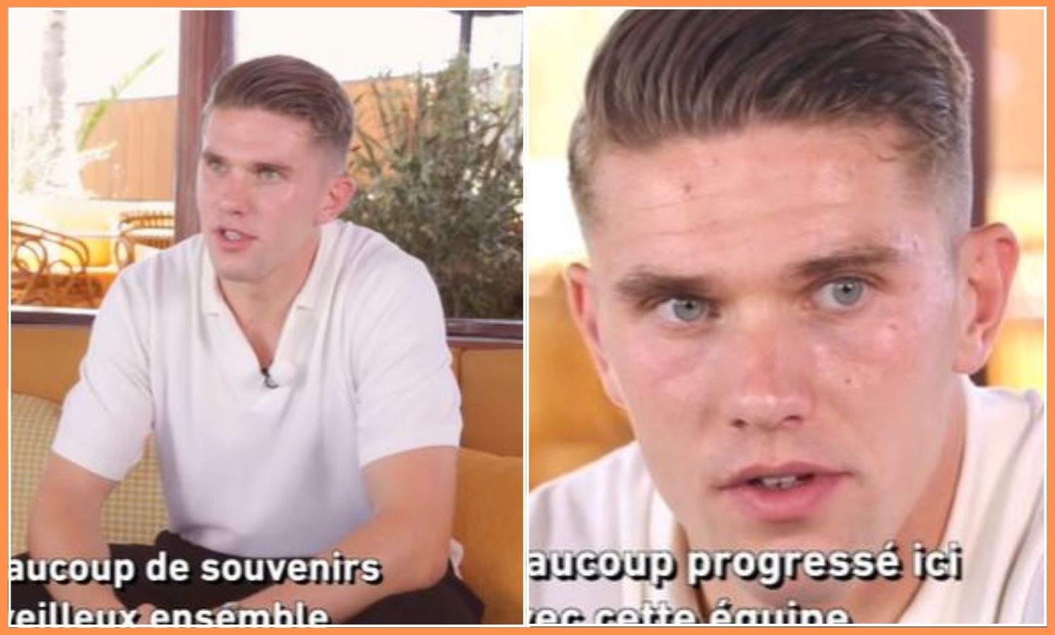 Viktor Gyokeres speaking in an interview
