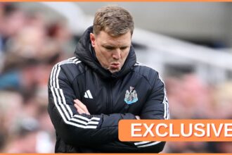 Newcastle United manager Eddie Howe