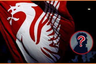 Liverpool FC flag at the Champions League final in 2019