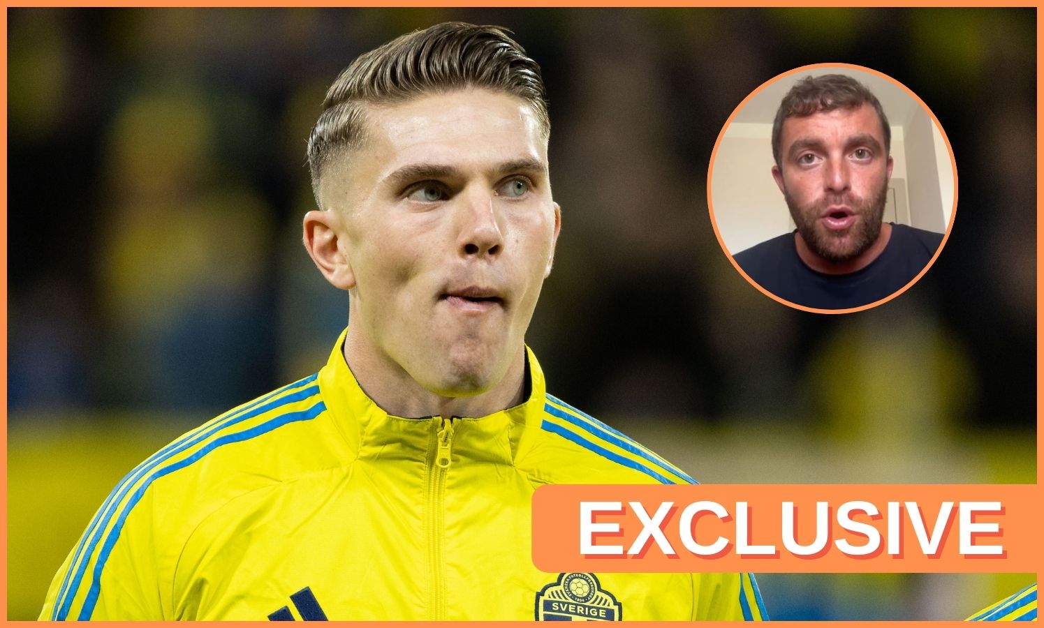 Viktor Gyokeres lining up for the Swedish national team, and Fabrizio Romano