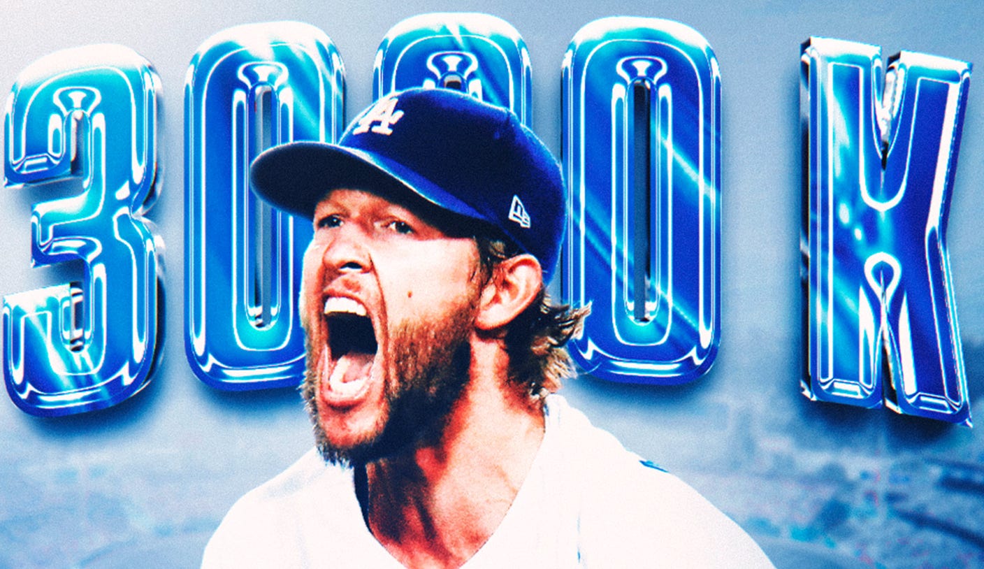 Clayton Kershaw, a throwback to baseball's past, could be the last of 3,000 strikeouts