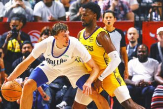 Cooper Flag makes his professional debut in NBA Summer League vs. Bronnie James