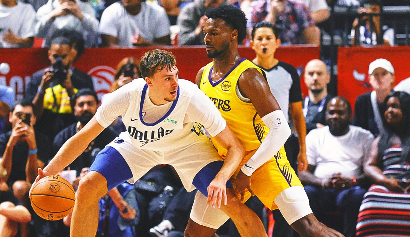 Cooper Flag makes his professional debut in NBA Summer League vs. Bronnie James