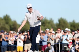 Defending champion Robert McInteal cuts