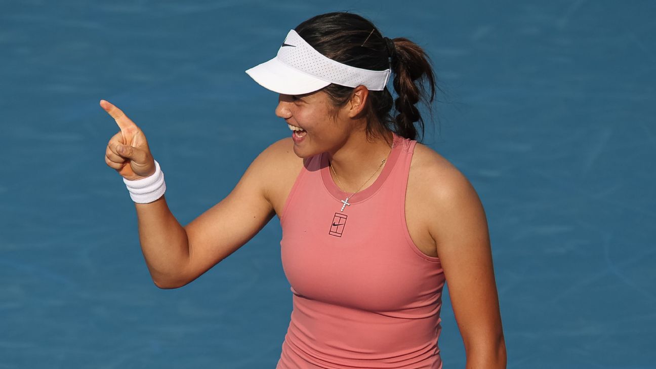 Emma Raducanu defeats Naomi Osaka in DC Open in the first match