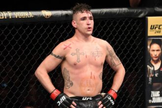 Former UFC fighter Diego Sanchez was arrested on felony gun charges after shooting