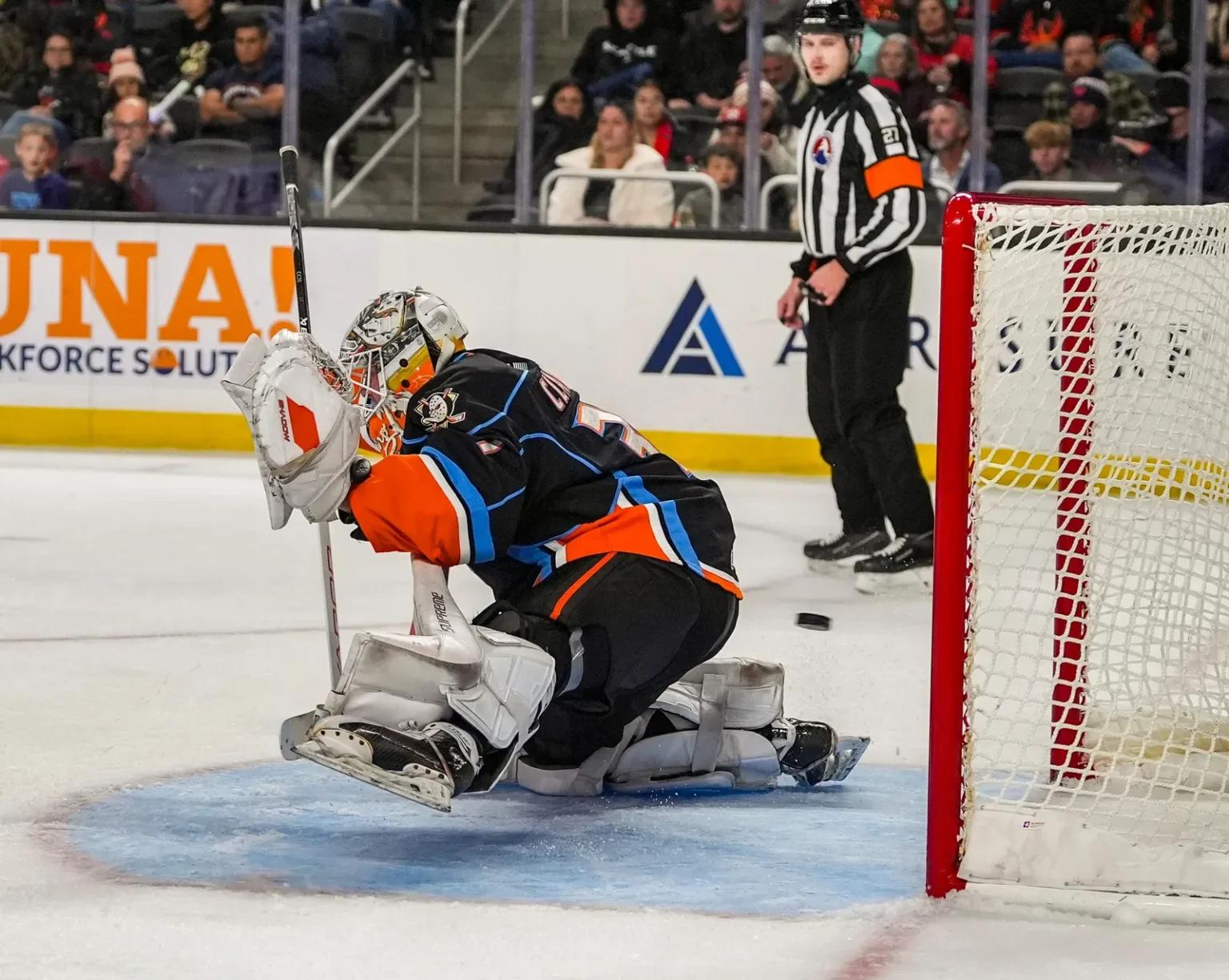 Former Penguin goaltending prospect re-signs duck