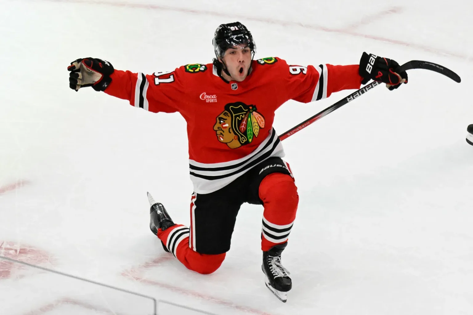 Blackhawks' Freebird: How Frank Nazar went from the AHL to Chicago's No. 2 Center