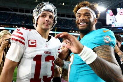 Five wild NBA style trade proposals for the NFL, including Dolphin 49ers QB Shakeup and Justin Jefferson Splash