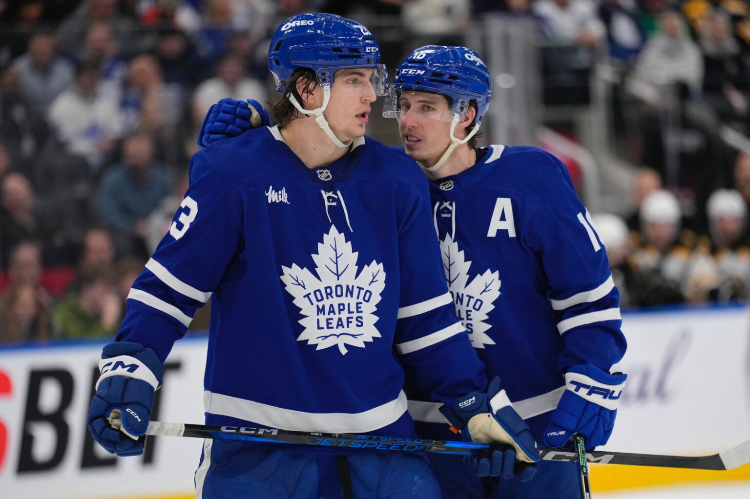 Thank you for the guidance of Maple Leafs' Matthew Nees Mitch Marner and won't call the game against Golden Knight a "rival"