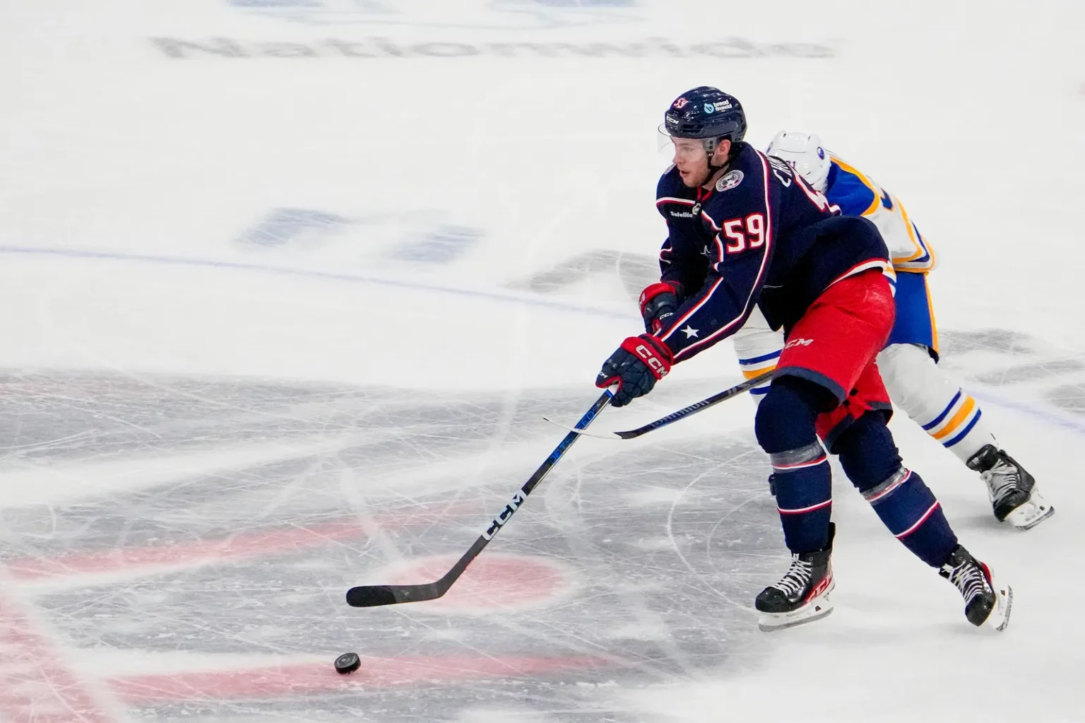 Can a penguin exchange for an attractive winger and a blue jacket?