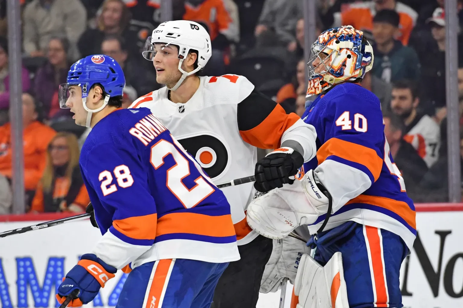 Islander defenseman denies flyer trade rumours