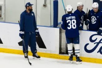 "We couldn't ask for something better": How former Maple Leafs defensive man Jake Mazin helps Toronto defenders develop their next crop