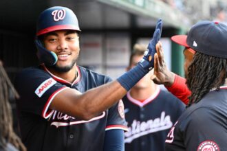 James Wood of the Nationals makes franchise history after accepting an invitation for the Homerun Derby