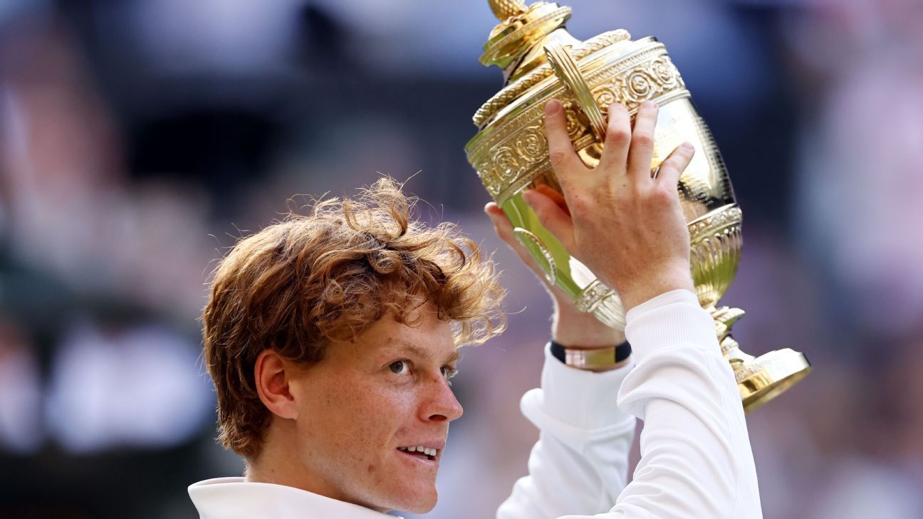 Jannik Sinner will top Carlos Alcaraz in a rematch to beat Wimbledon
