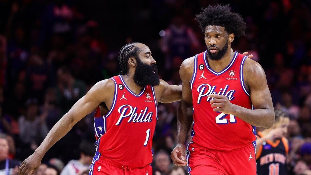 Joel Embiid says James Harden won't talk to him, and he insists that the former 76ers guard doesn't want to be traded with the Clippers