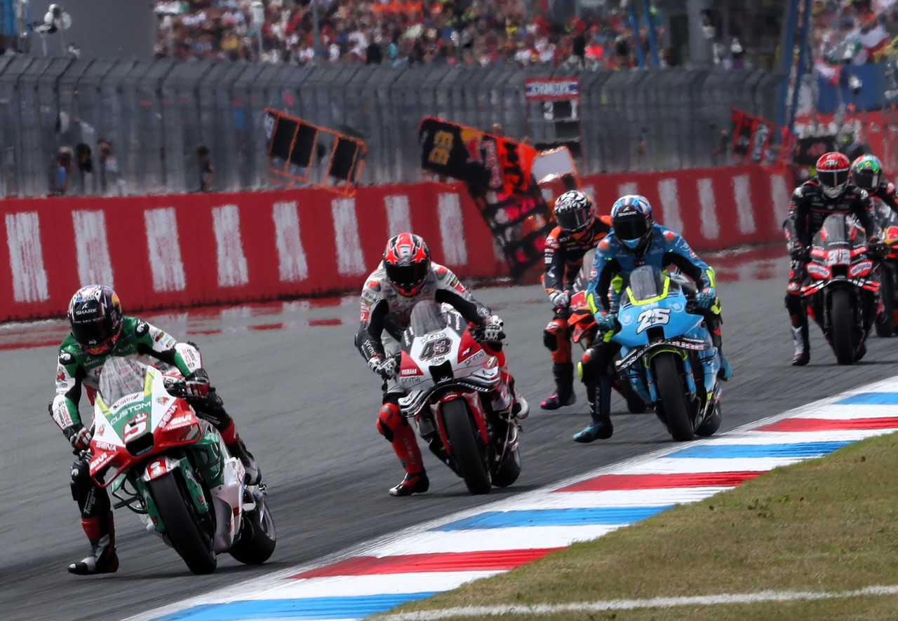 Johann Zarko is looking for silver lining at Assen. "We're 42 seconds away, 24 today."