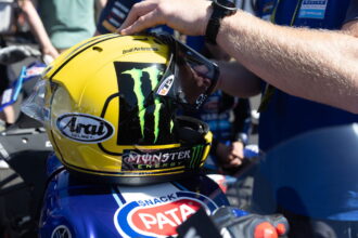 Jonathan Lear explains a unique family link to Joey Dunlop after the helmet tribute