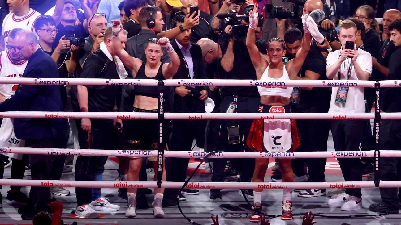 Katie Taylor def. Amanda Serrano maintains a very lightweight title
