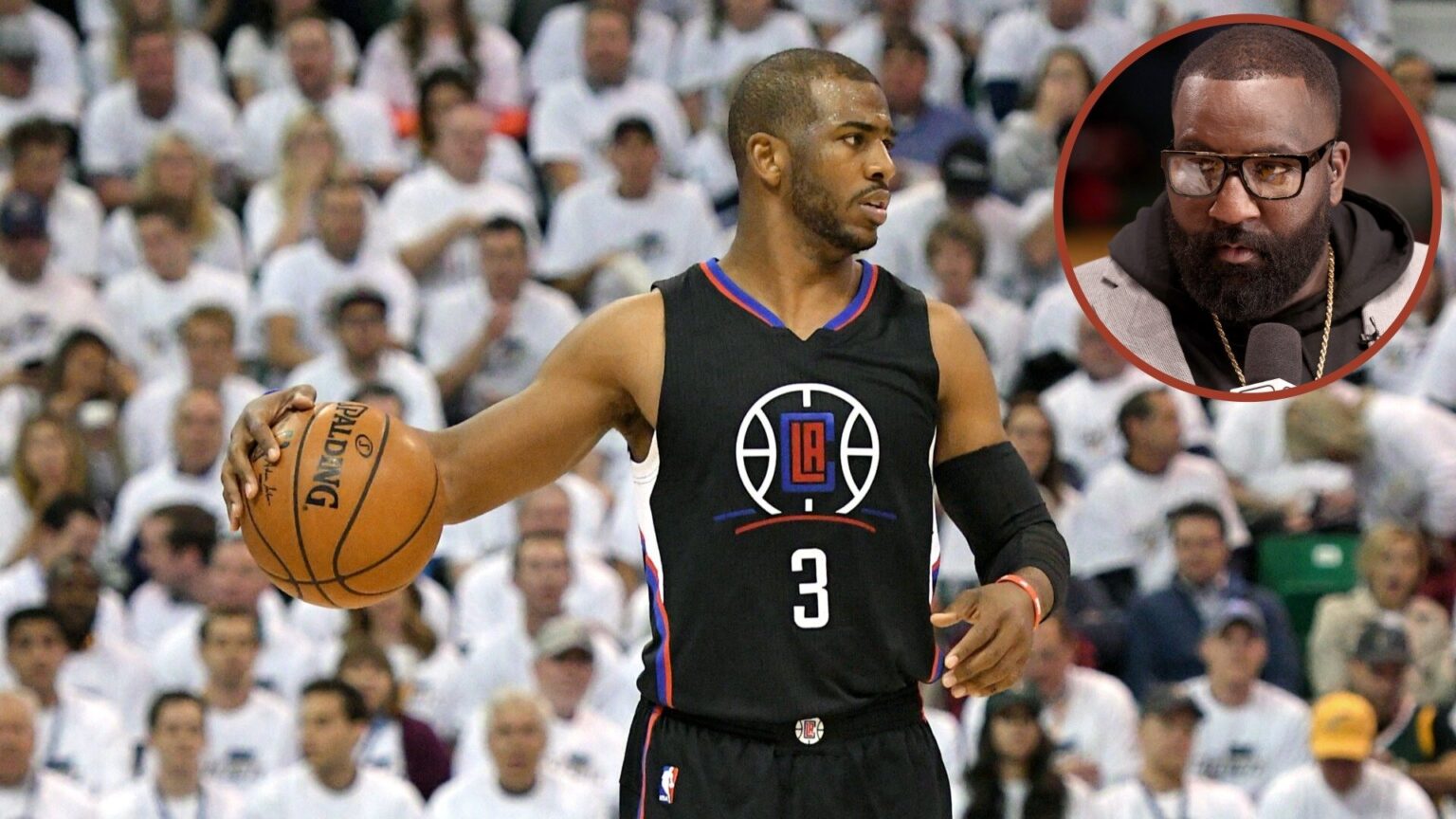 Kendrick Perkins slaps the "Nursing Home" La Clippers after Chris Paul criticizes him for dealing with the position in question