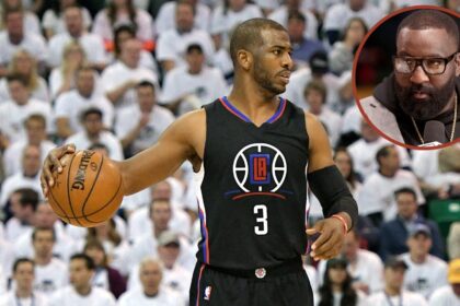 Kendrick Perkins slaps the "Nursing Home" La Clippers after Chris Paul criticizes him for dealing with the position in question