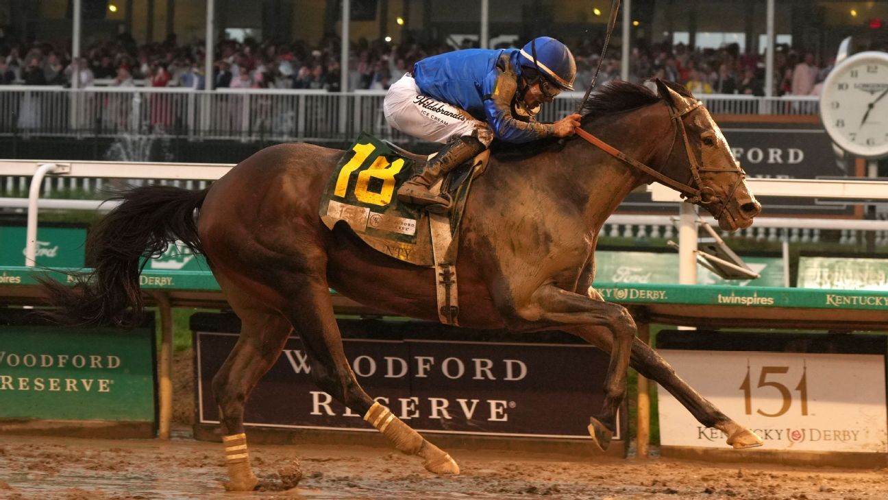 Sovereignty, the winner of the Kentucky Derby, will not run in the Preakness Stakes
