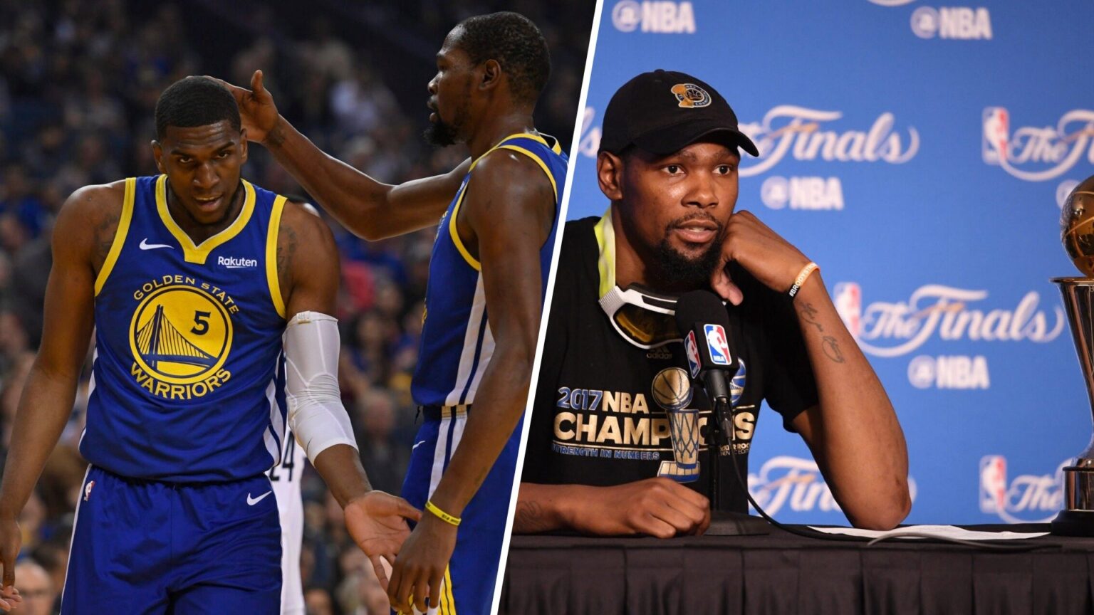 Kevon Rooney responds whether the Warriors won the 2017 NBA title without Kevin Durant