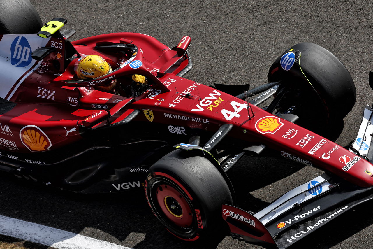 Lewis Hamilton "many progress" in Ferrari F1 car after promised Friday at the UK Grand Prix