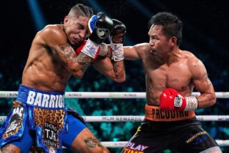 Manny Pacquiao, 46, fights Mario Barrios and draws a majority